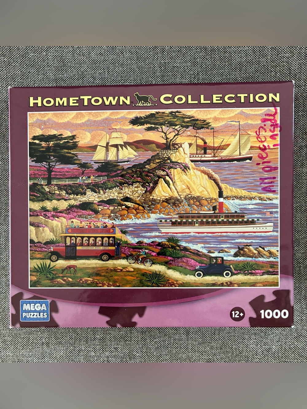 'Lone Cypress' Hometown Collection 1000 Piece Puzzle COMPLETE